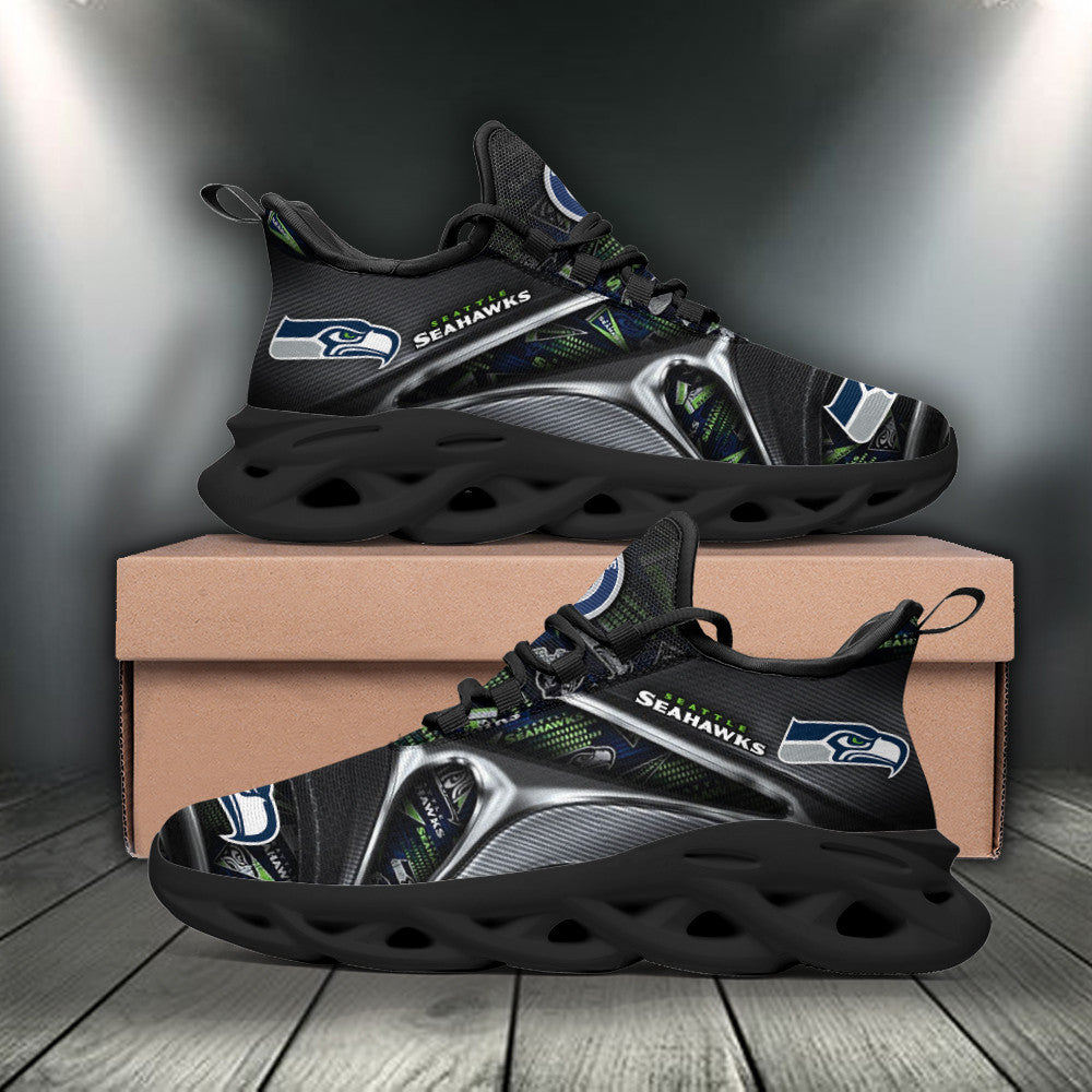 Ideafootwear Seattle Seahawks NFL Max Soul Shoes Sneakers For Men And Women