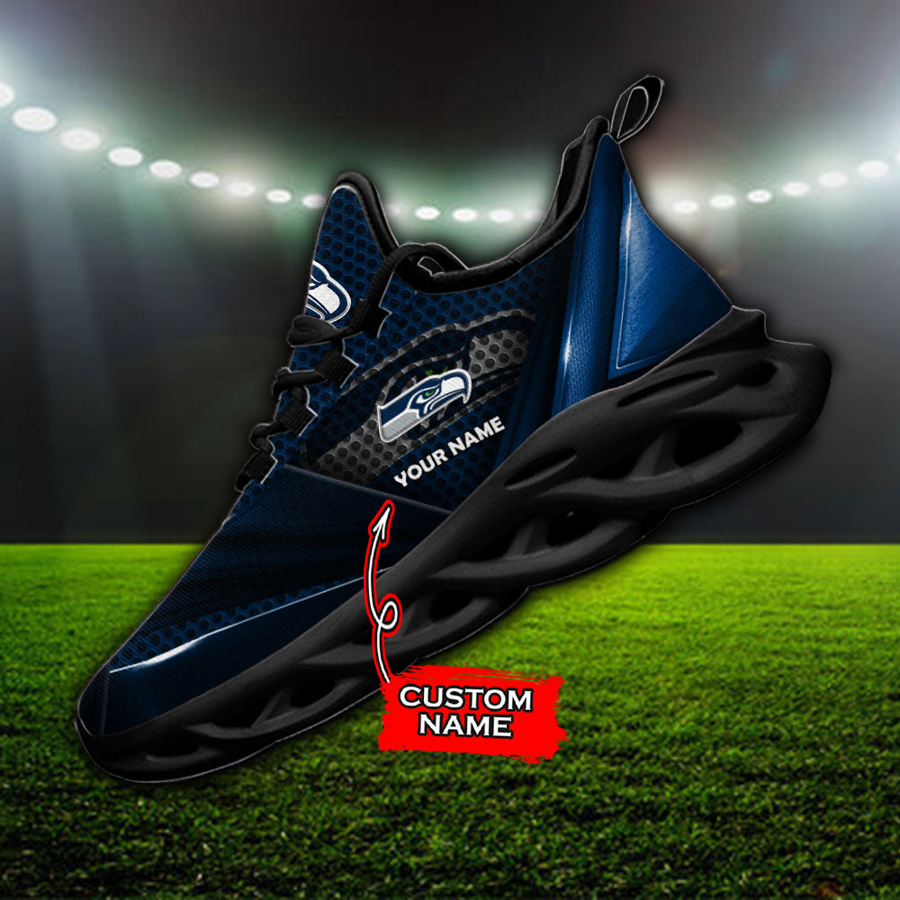 Ideafootwear Seattle Seahawks NFL Max Soul Shoes Sneakers For Men And Women