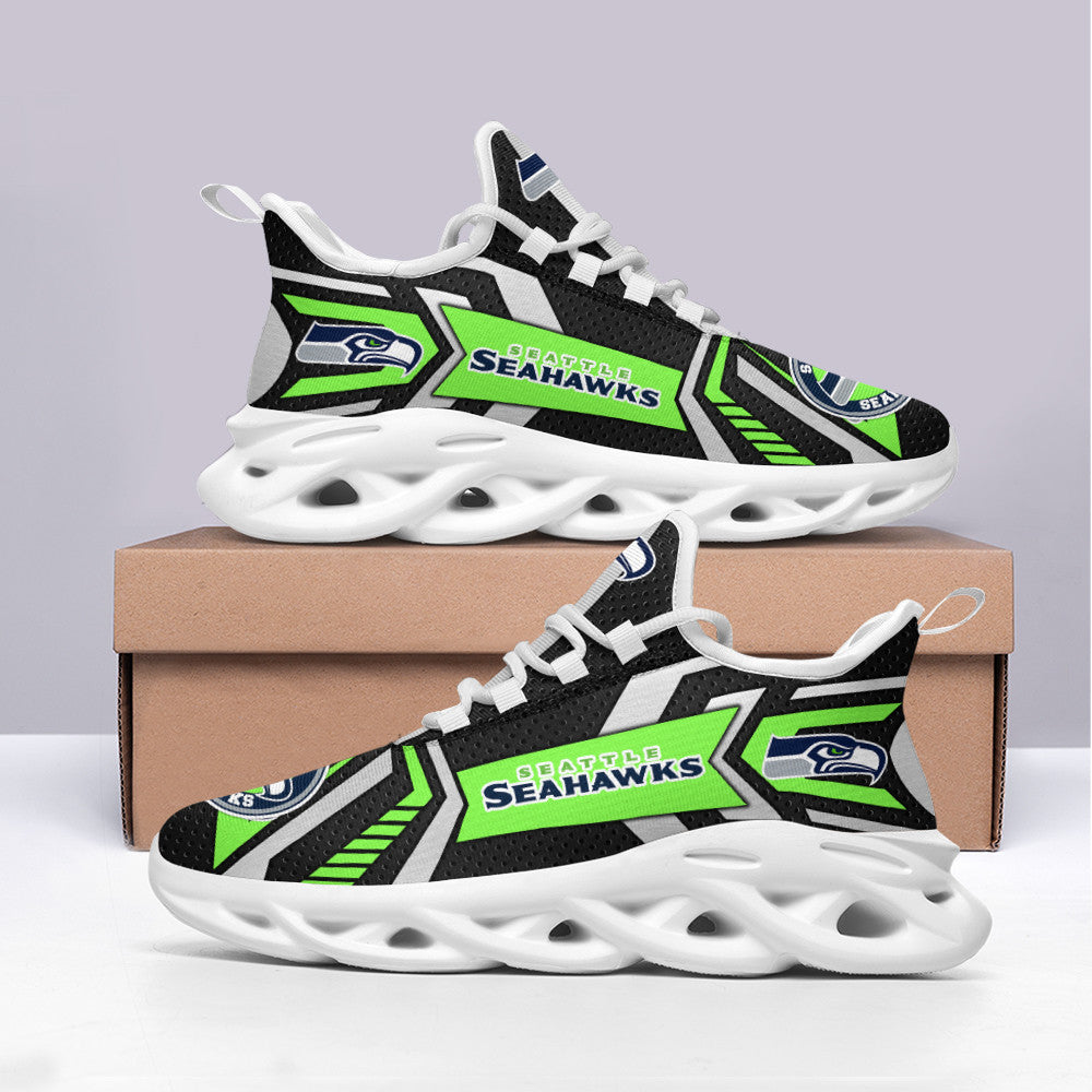 Ideafootwear Seattle Seahawks NFL Max Soul Shoes Sneakers For Men And Women