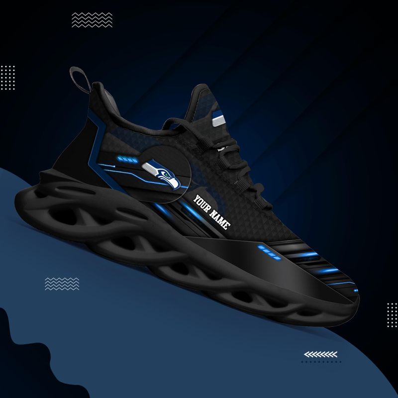 Ideafootwear Seattle Seahawks NFL Max Soul Shoes Sneakers For Men And Women