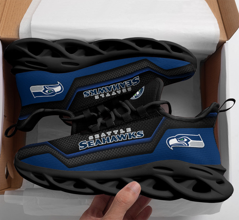 Ideafootwear Seattle Seahawks NFL Max Soul Shoes Sneakers For Men And Women