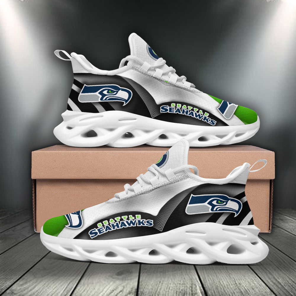 Ideafootwear Seattle Seahawks NFL Max Soul Shoes Sneakers For Men And Women