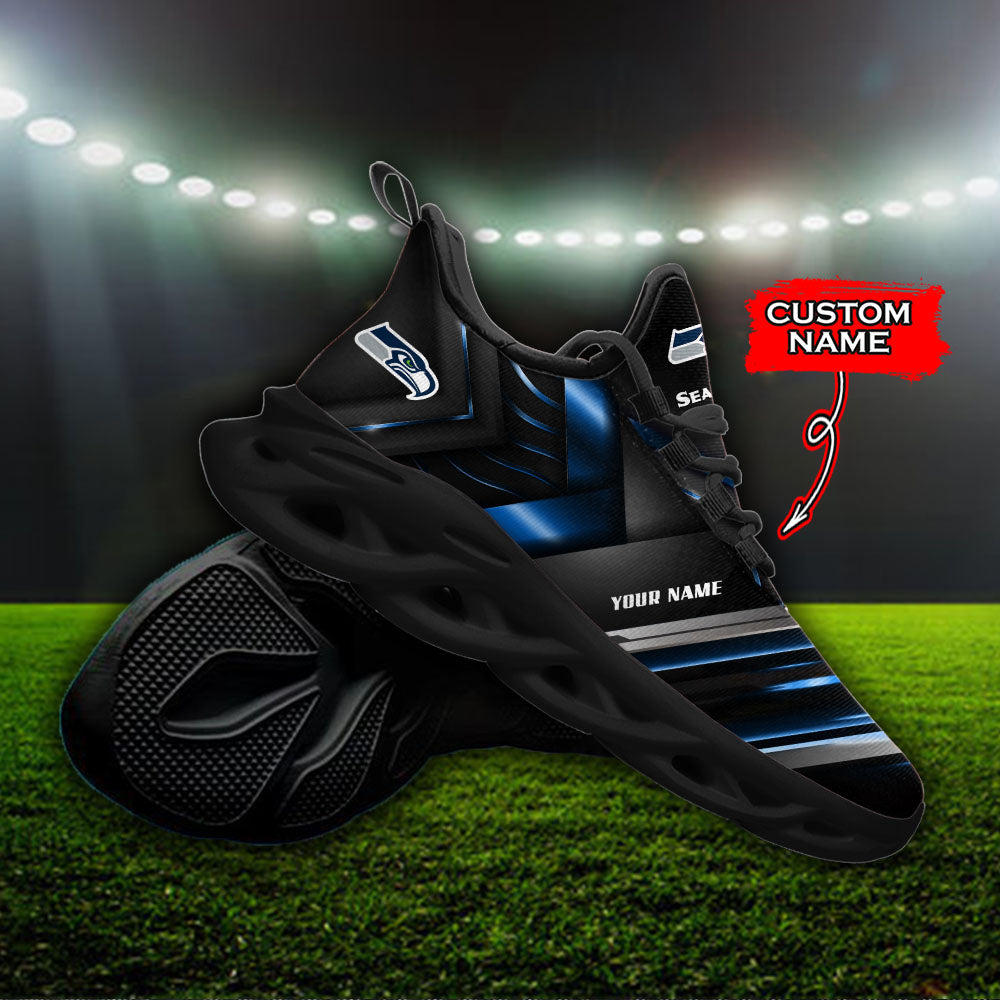 Ideafootwear Seattle Seahawks NFL Max Soul Shoes Sneakers For Men And Women