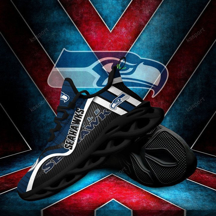 Ideafootwear Seattle Seahawks NFL Max Soul Shoes Sneakers For Men And Women
