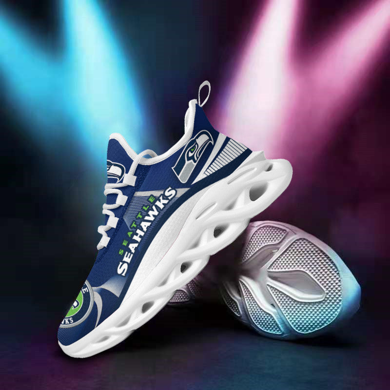 Ideafootwear Seattle Seahawks NFL Max Soul Shoes Sneakers For Men And Women
