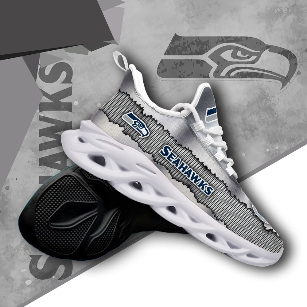 Ideafootwear Seattle Seahawks NFL Max Soul Shoes Sneakers For Men And Women