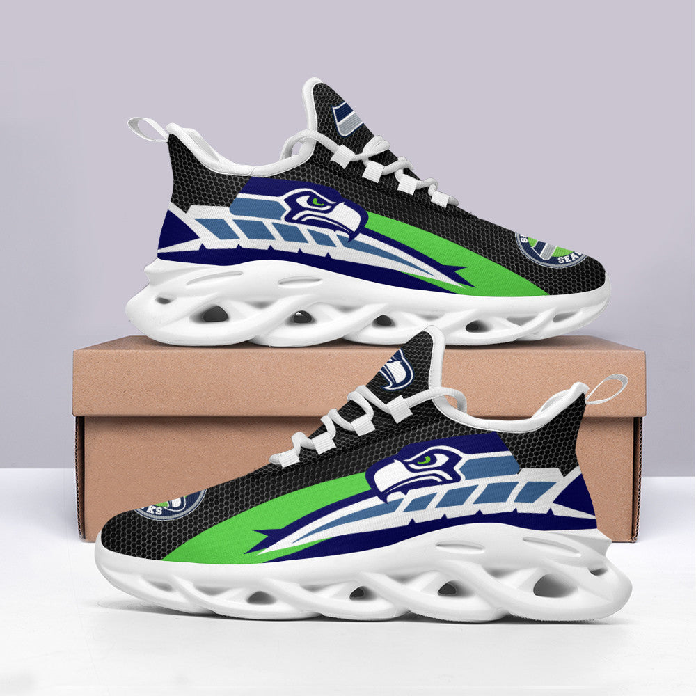 Ideafootwear Seattle Seahawks NFL Max Soul Shoes Sneakers For Men And Women