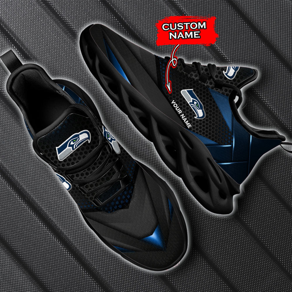 Ideafootwear Seattle Seahawks NFL Max Soul Shoes Sneakers For Men And Women