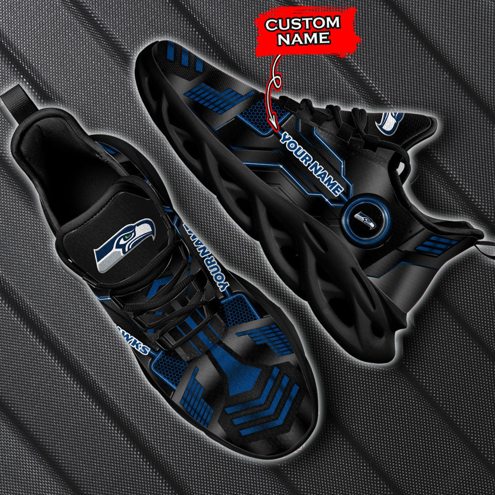 Ideafootwear Seattle Seahawks NFL Max Soul Shoes Sneakers For Men And Women