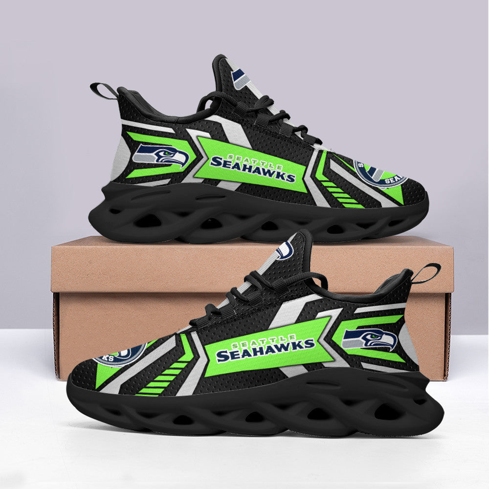 Ideafootwear Seattle Seahawks NFL Max Soul Shoes Sneakers For Men And Women