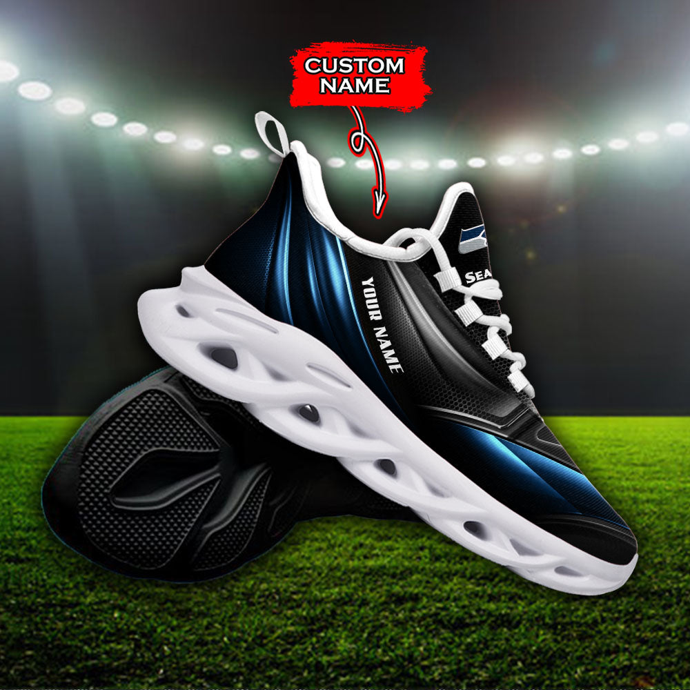 Ideafootwear Seattle Seahawks NFL Max Soul Shoes Sneakers For Men And Women