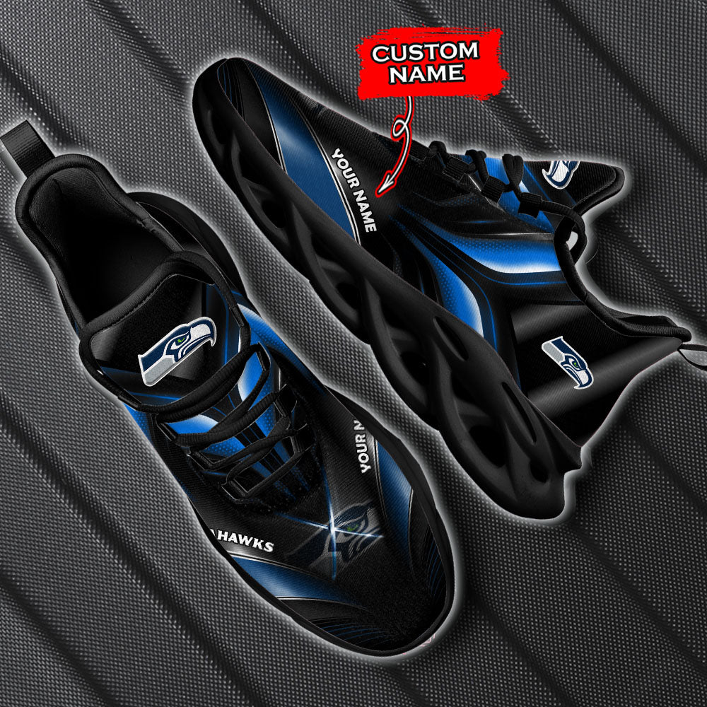Ideafootwear Seattle Seahawks NFL Max Soul Shoes Sneakers For Men And Women