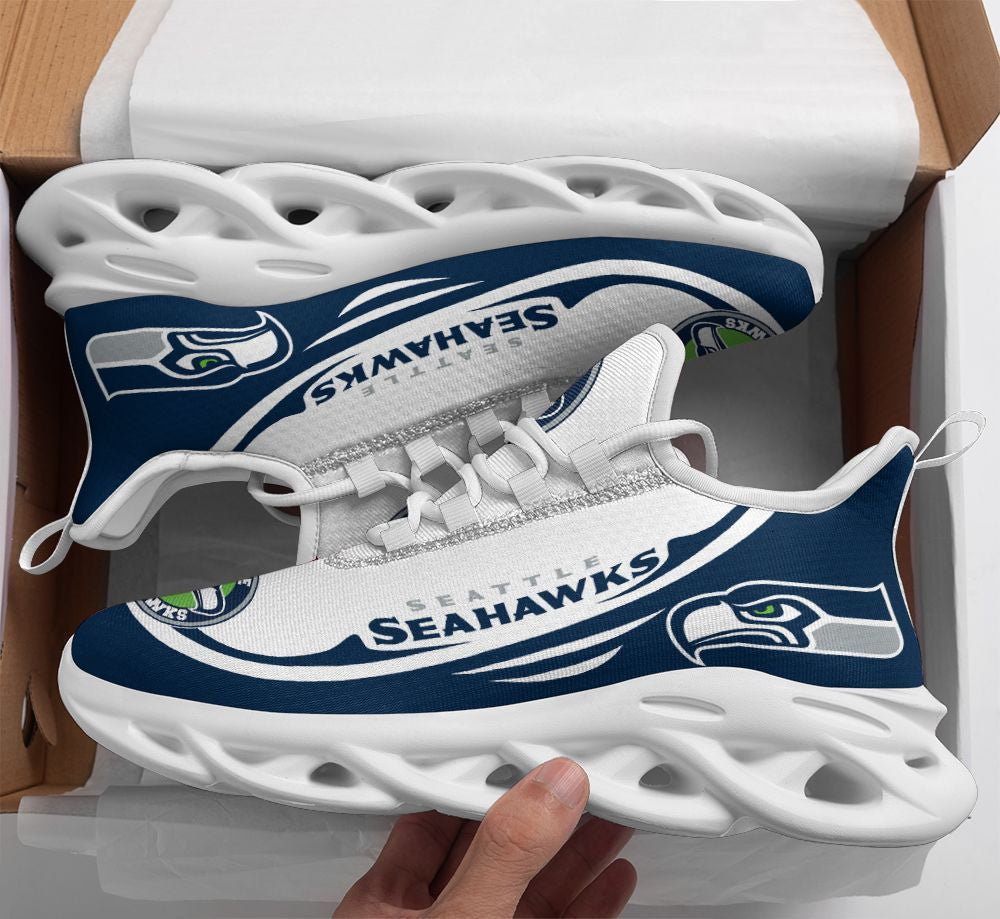 Ideafootwear Seattle Seahawks NFL Max Soul Shoes Sneakers For Men And Women