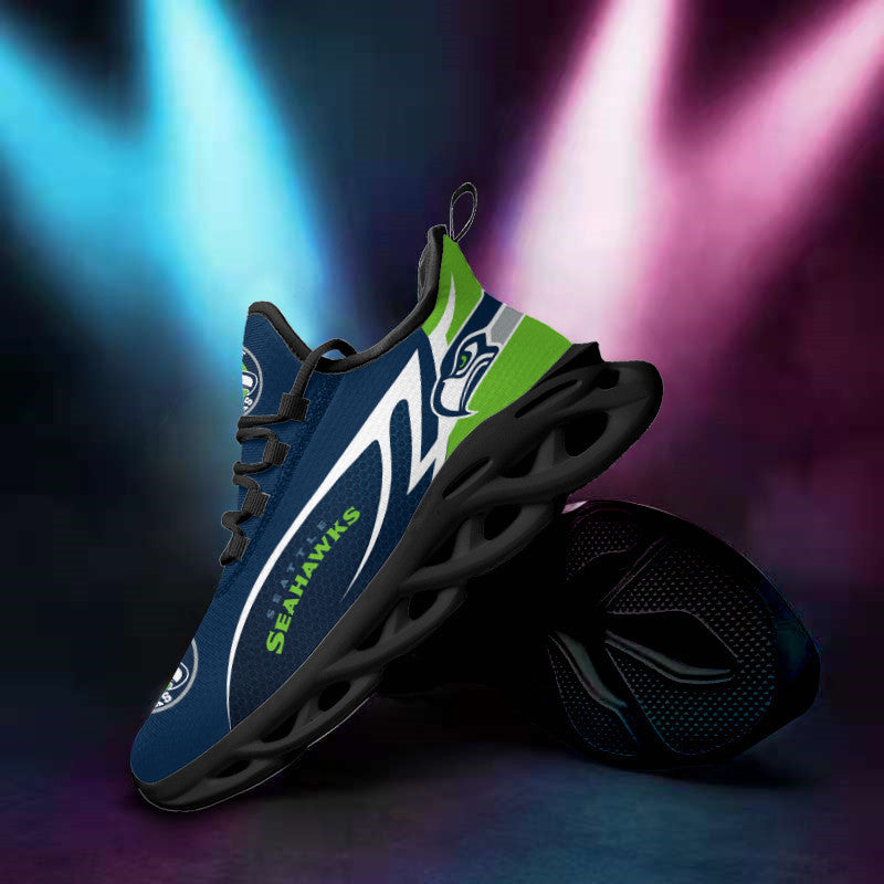 Ideafootwear Seattle Seahawks NFL Max Soul Shoes Sneakers For Men And Women