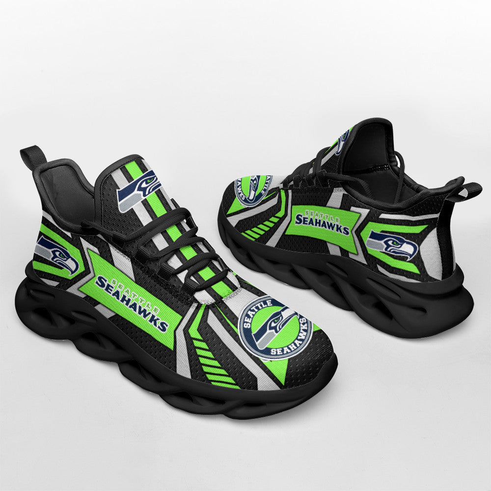 Ideafootwear Seattle Seahawks NFL Max Soul Shoes Sneakers For Men And Women