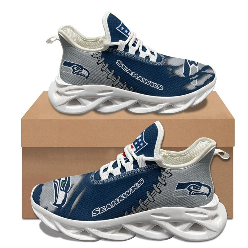 Ideafootwear Seattle Seahawks NFL Max Soul Shoes Sneakers For Men And Women