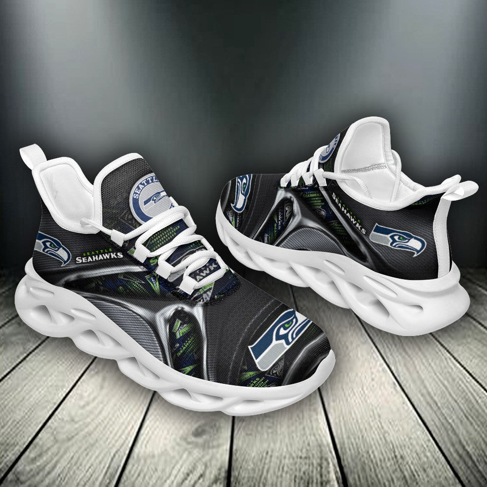 Ideafootwear Seattle Seahawks NFL Max Soul Shoes Sneakers For Men And Women