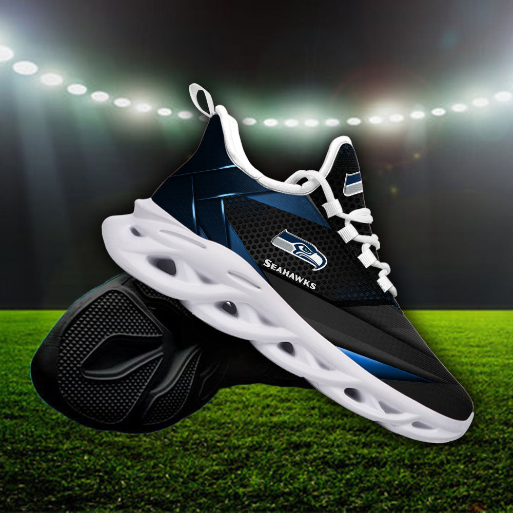 Ideafootwear Seattle Seahawks NFL Max Soul Shoes Sneakers For Men And Women