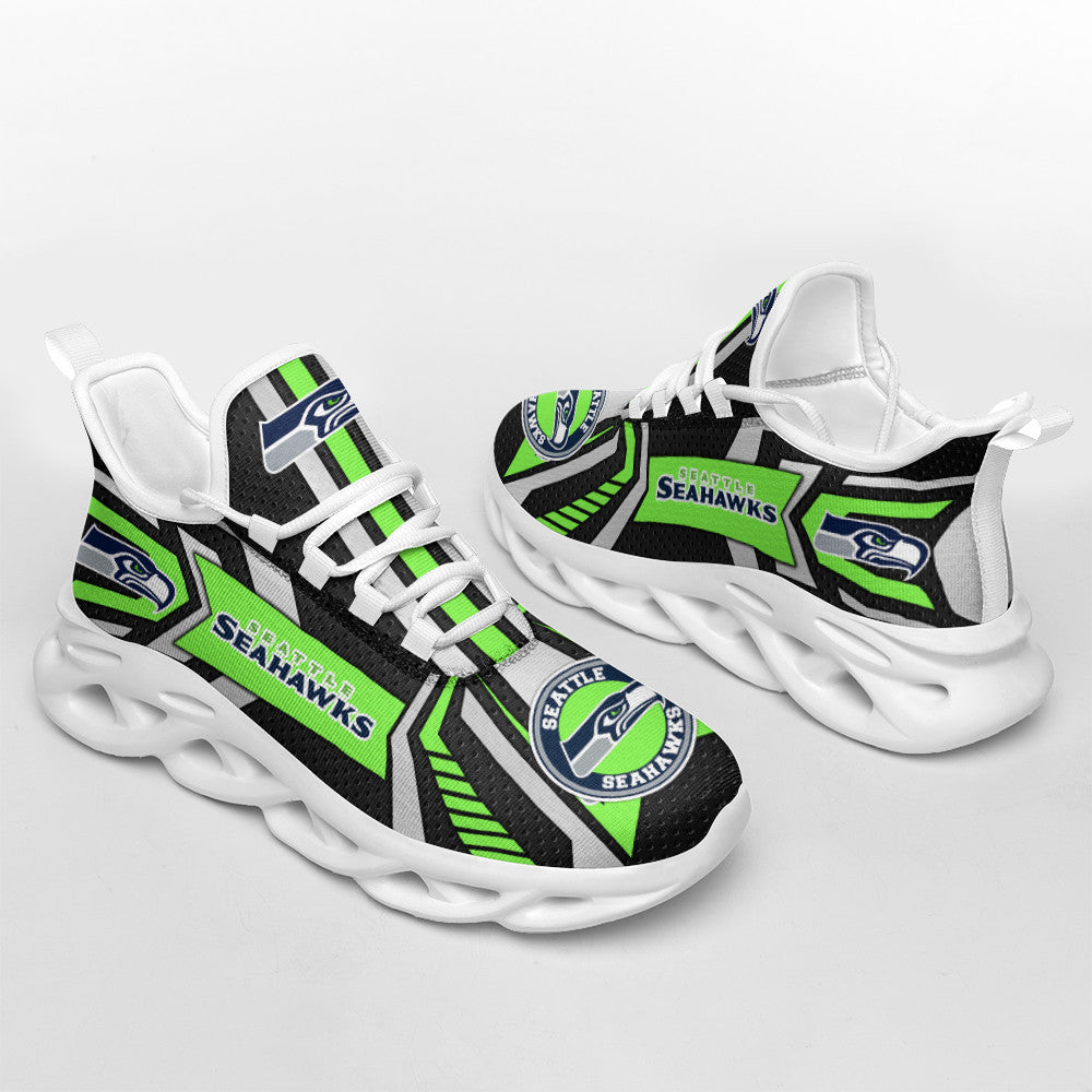 Ideafootwear Seattle Seahawks NFL Max Soul Shoes Sneakers For Men And Women