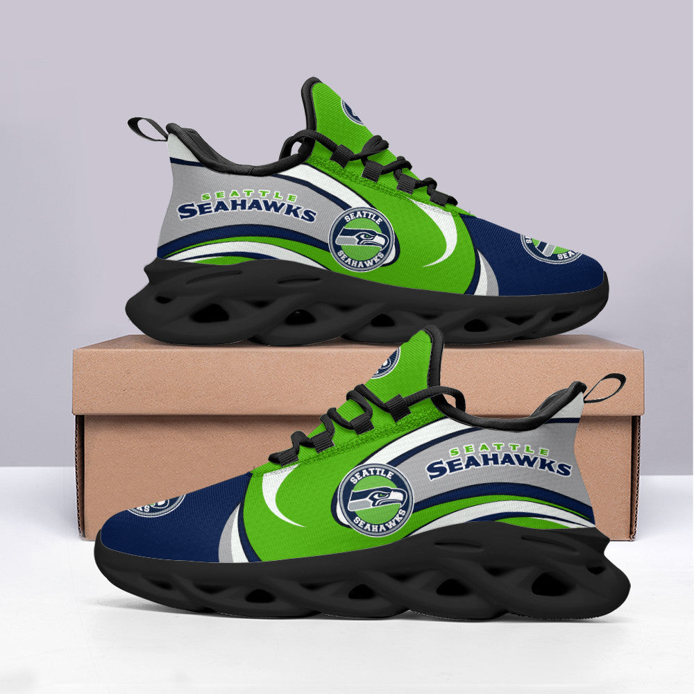 Ideafootwear Seattle Seahawks NFL Max Soul Shoes Sneakers For Men And Women