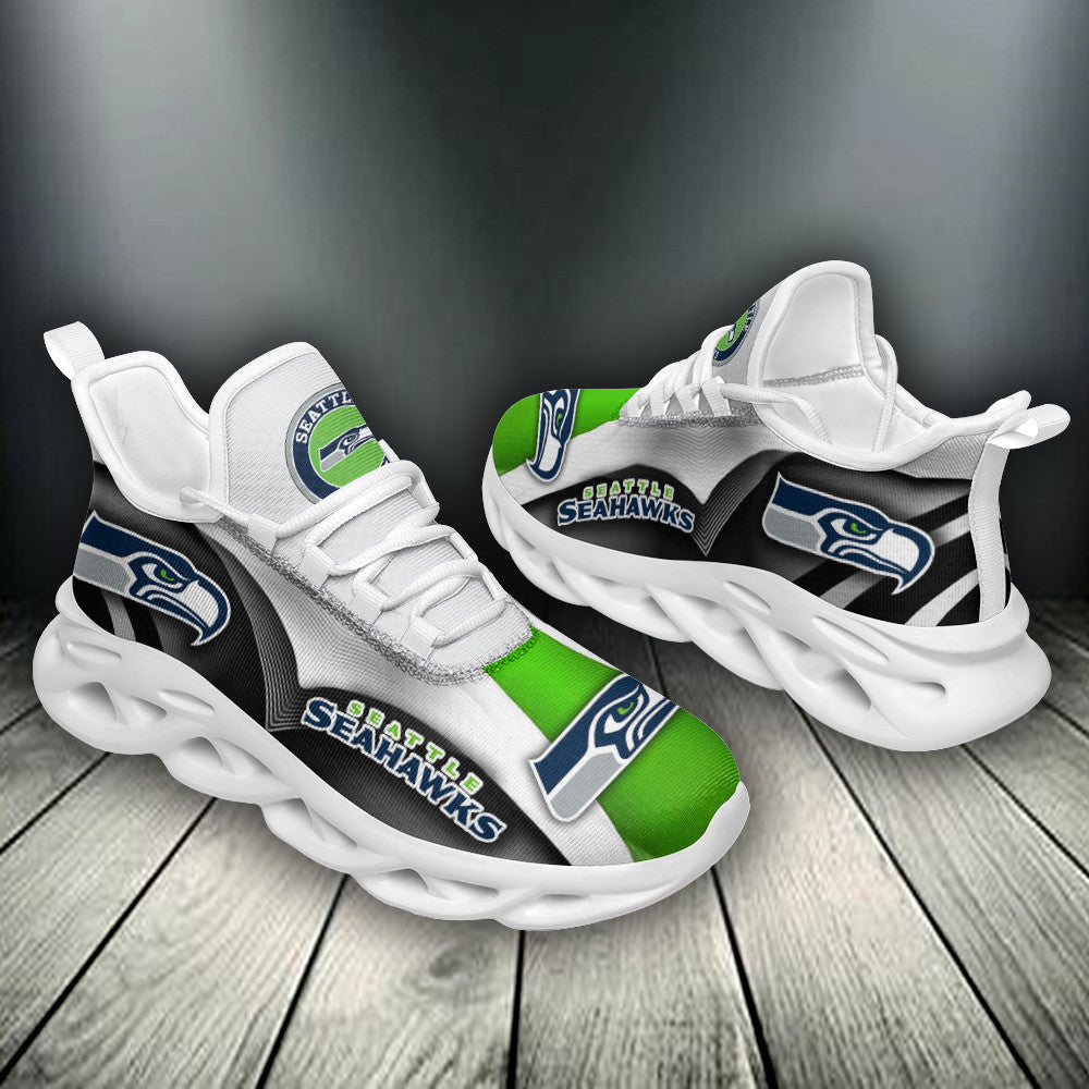 Ideafootwear Seattle Seahawks NFL Max Soul Shoes Sneakers For Men And Women