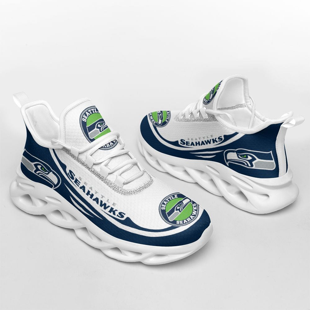 Ideafootwear Seattle Seahawks NFL Max Soul Shoes Sneakers For Men And Women