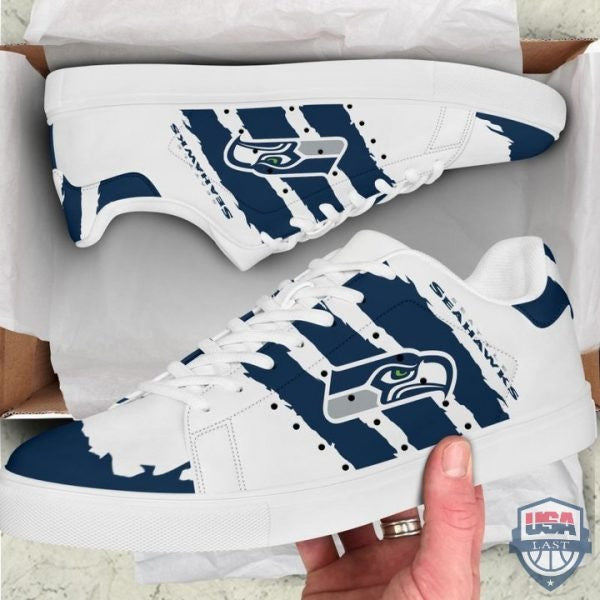 Ideafootwear Seattle Seahawks Skate Stan Shoes Sneakes For Men And Women