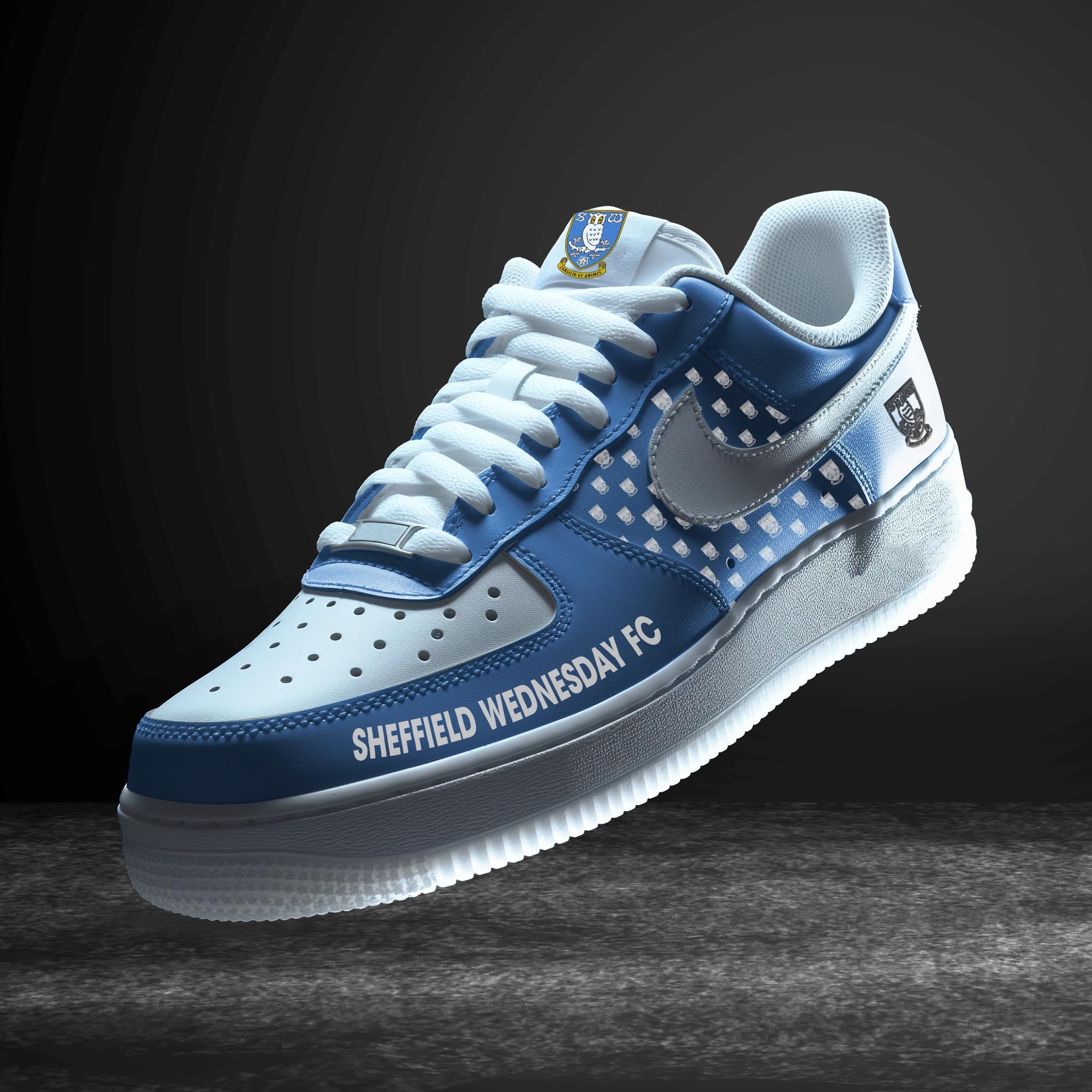 Ideafootwear Sheffield Wednesday EPL Air Low-Top Sneakers Shoes For Men And Women