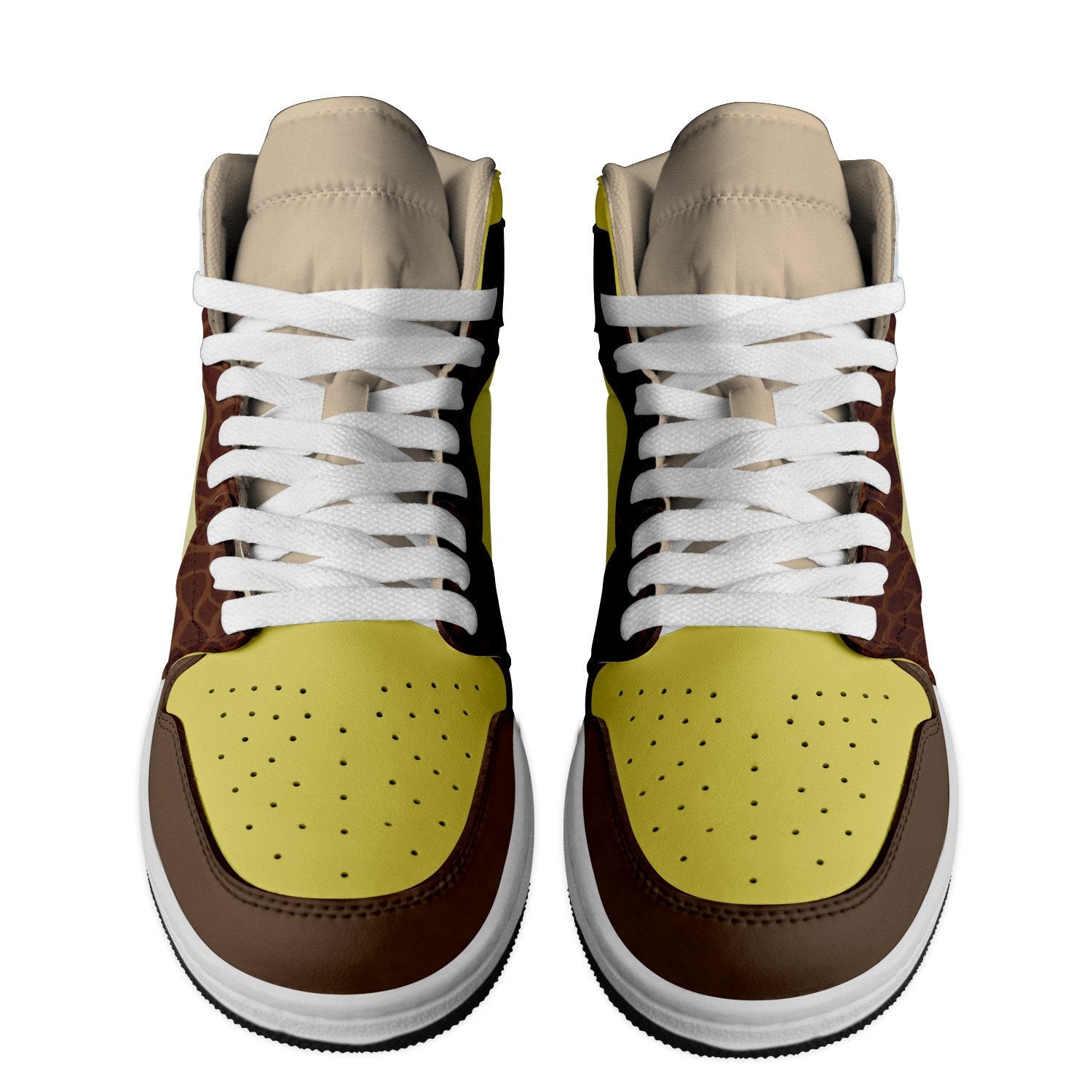 Ideafootwear Shrek AJ1 High Sneakers Shoes For Men And Women