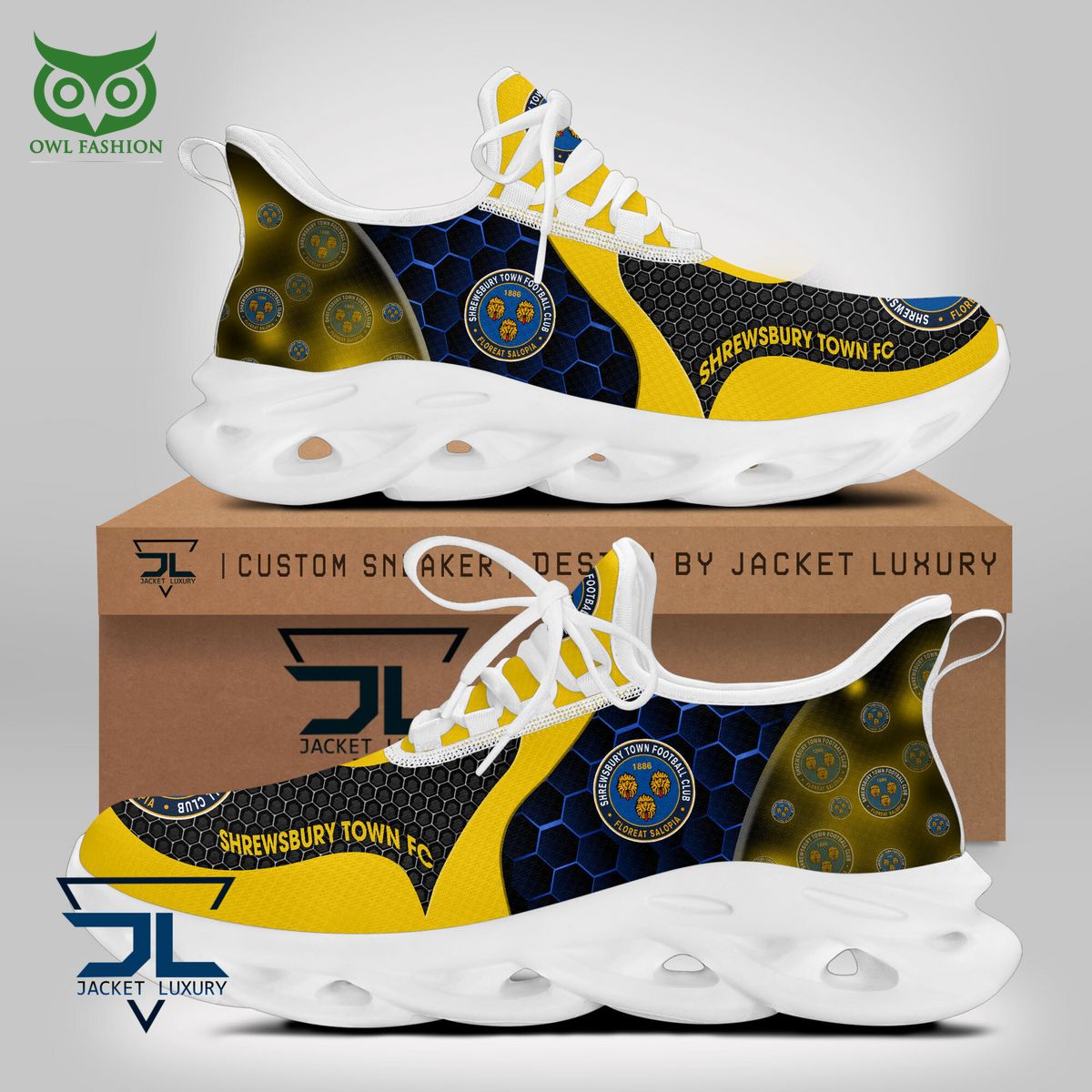 Ideafootwear Shrewsbury Town Max Soul Shoes Sneakers For Men And Women