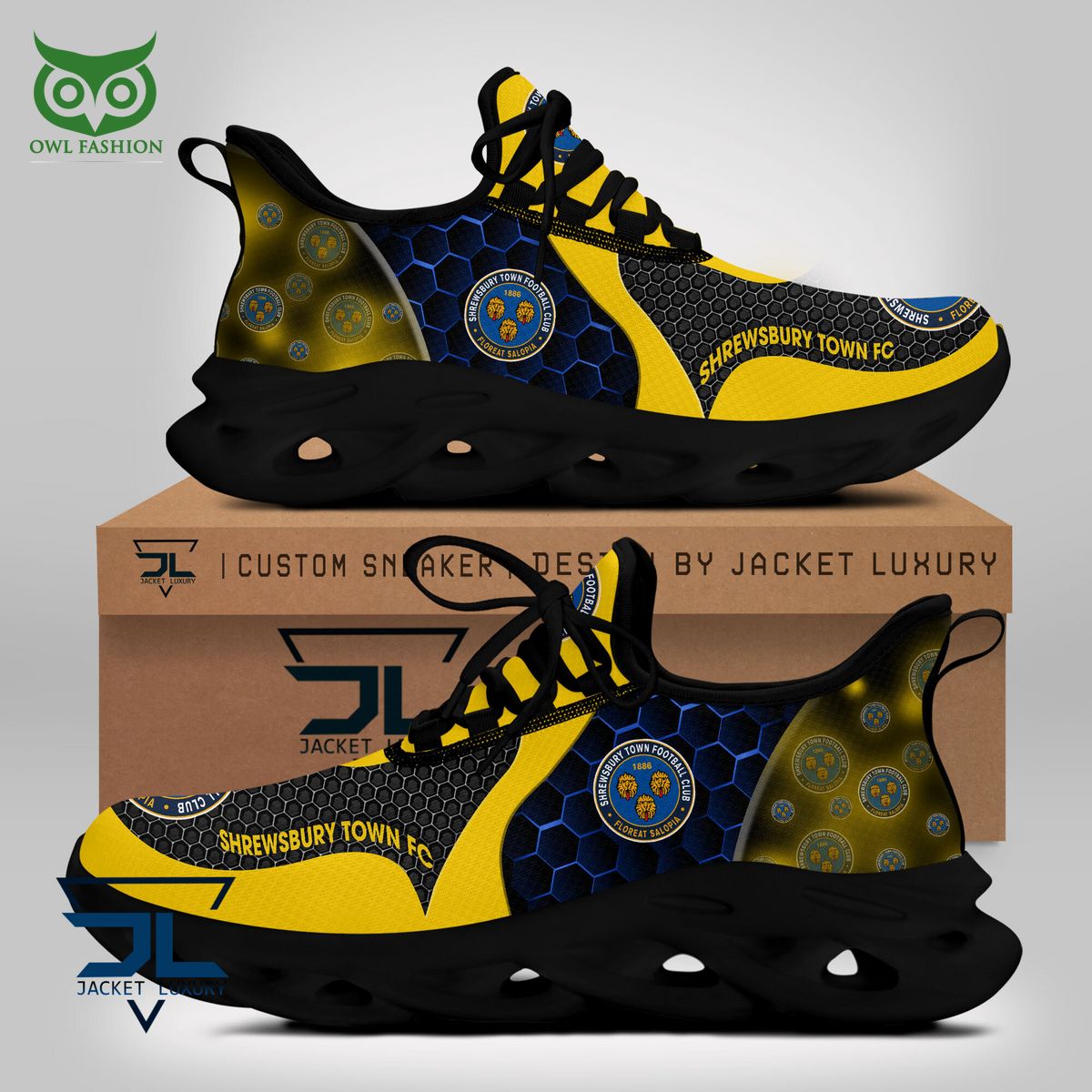 Ideafootwear Shrewsbury Town Max Soul Shoes Sneakers For Men And Women