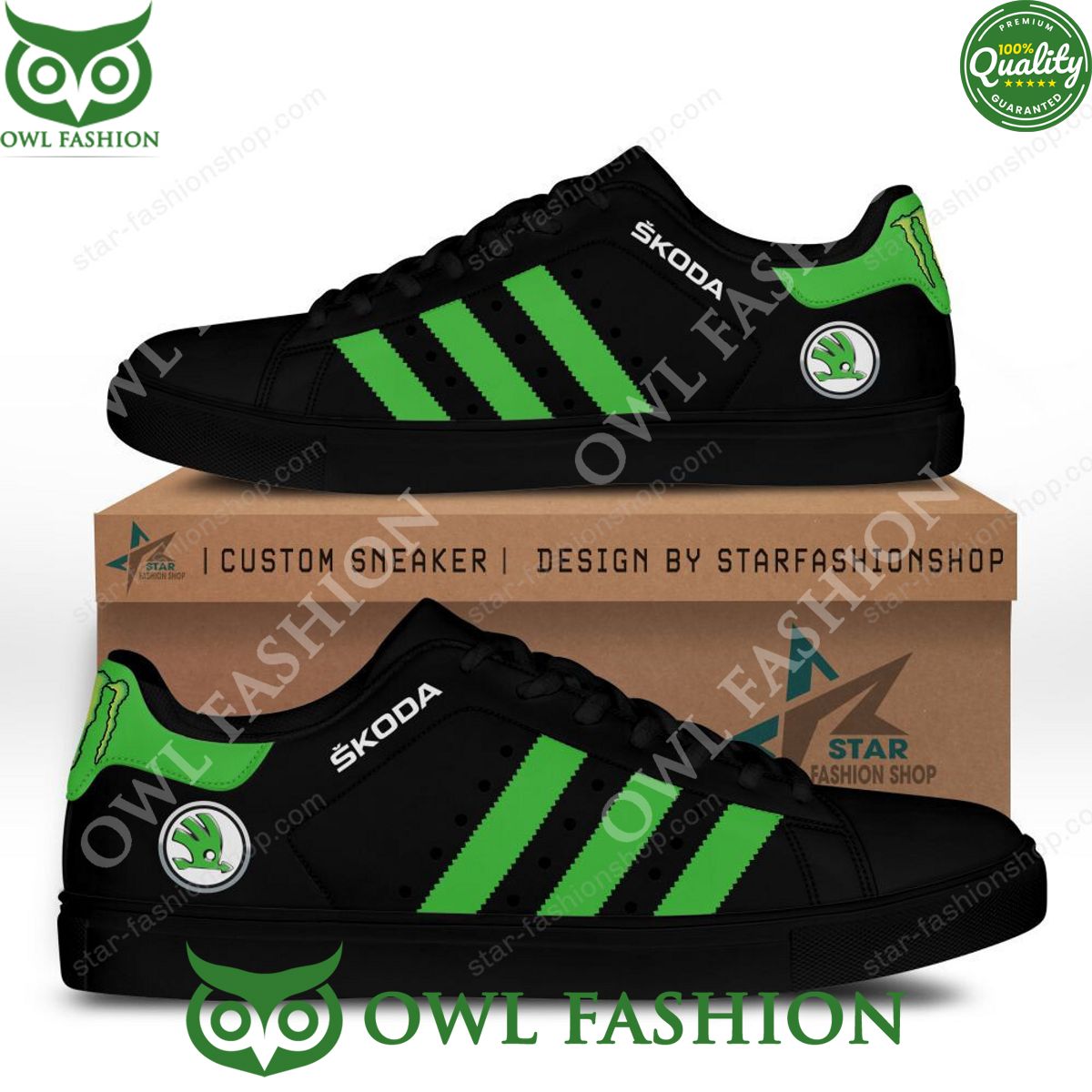 Ideafootwear Skoda Auto Skate Stan Shoes Sneakes For Men And Women