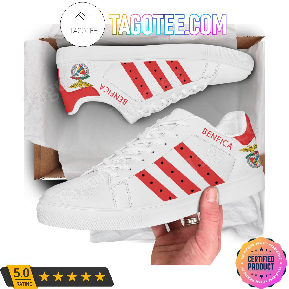 Ideafootwear SL Benfica Skate Stan Shoes Sneakes For Men And Women