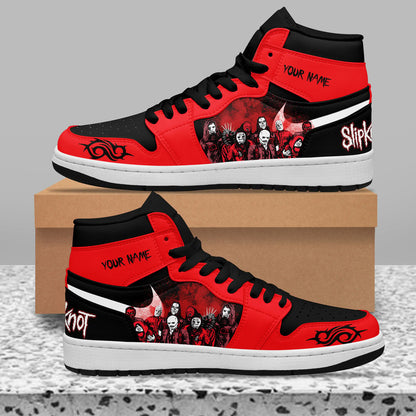 Ideafootwear Slipknot AJ1 High Sneakers Shoes For Men And Women