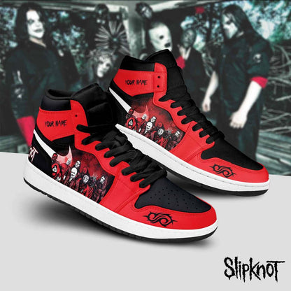 Ideafootwear Slipknot AJ1 High Sneakers Shoes For Men And Women