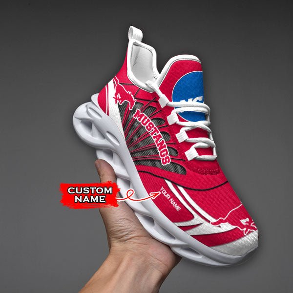 Ideafootwear SMU Mustangs NCAA Max Soul Shoes Sneakers For Men And Women