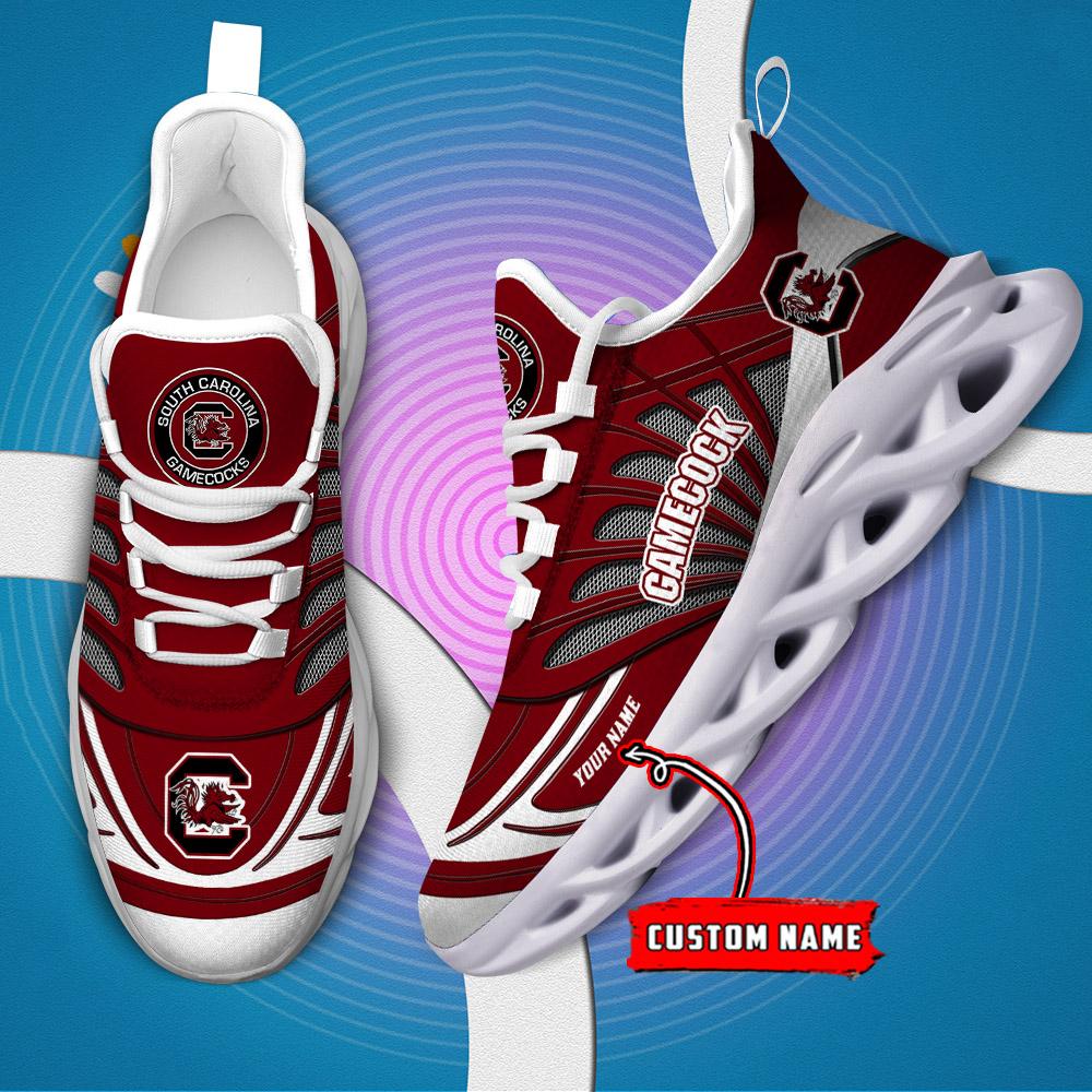Ideafootwear South Carolina Gamecocks Max Soul Shoes Sneakers For Men And Women