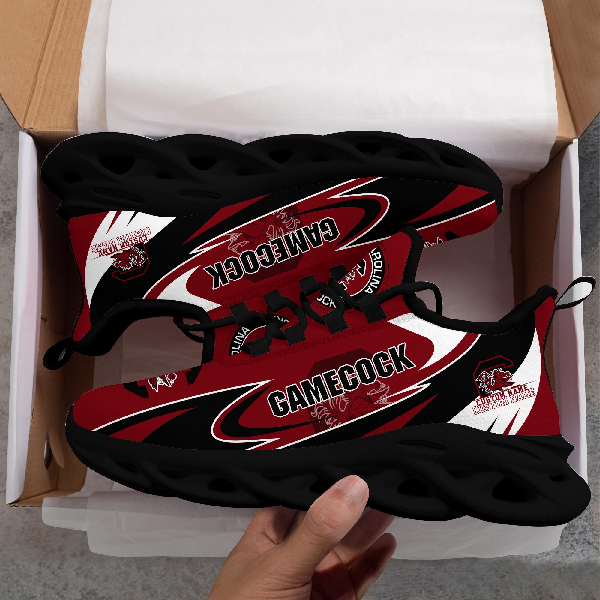 Ideafootwear South Carolina Gamecocks Max Soul Shoes Sneakers For Men And Women
