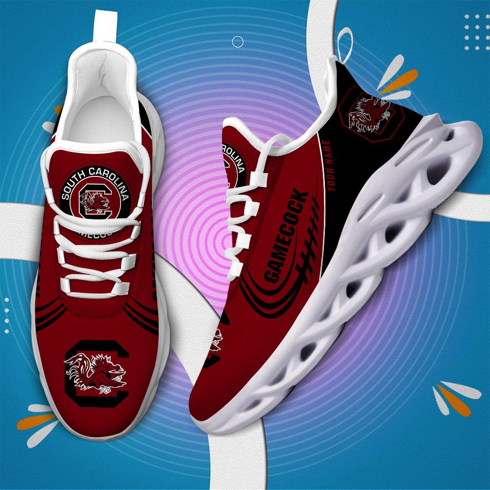 Ideafootwear South Carolina Gamecocks Max Soul Shoes Sneakers For Men And Women