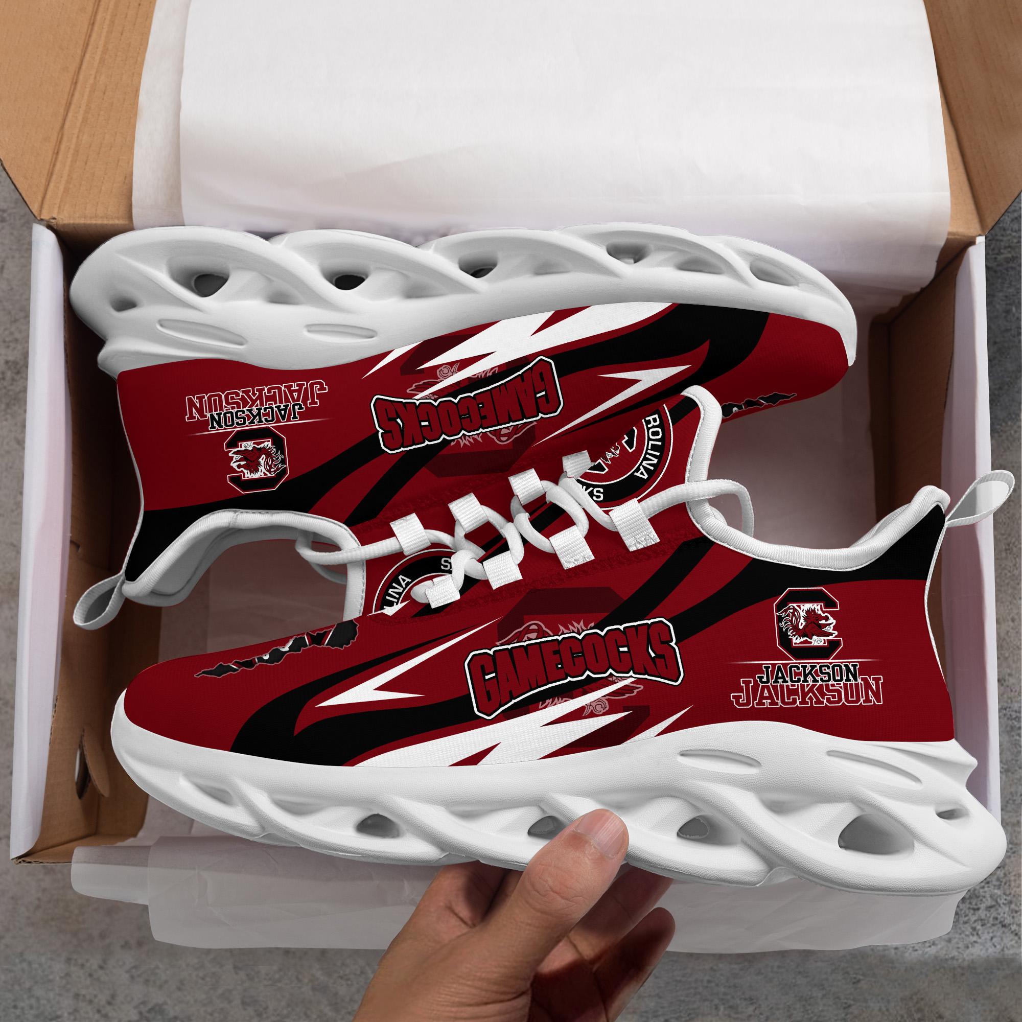 Ideafootwear South Carolina Gamecocks Max Soul Shoes Sneakers For Men And Women