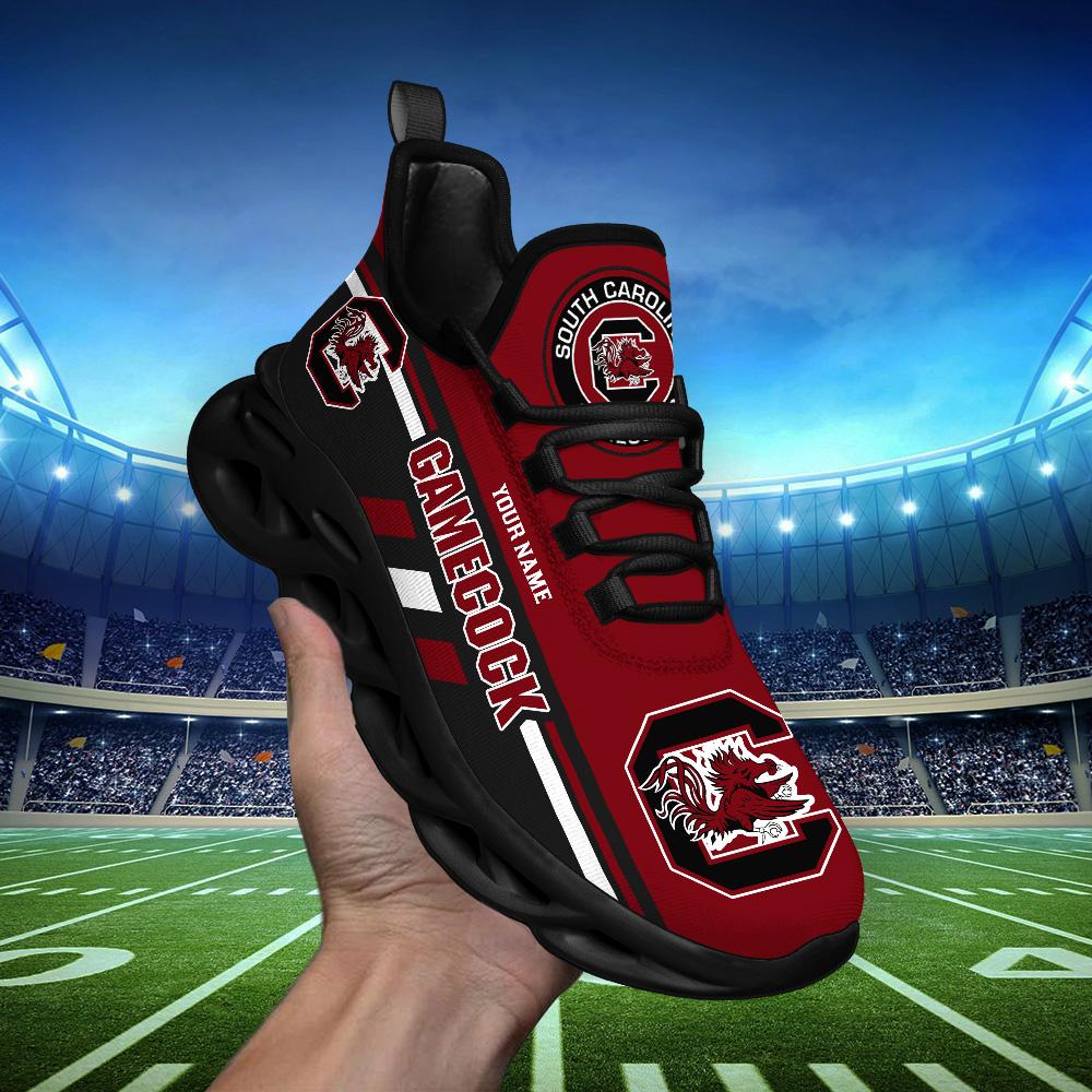 Ideafootwear South Carolina Gamecocks Max Soul Shoes Sneakers For Men And Women