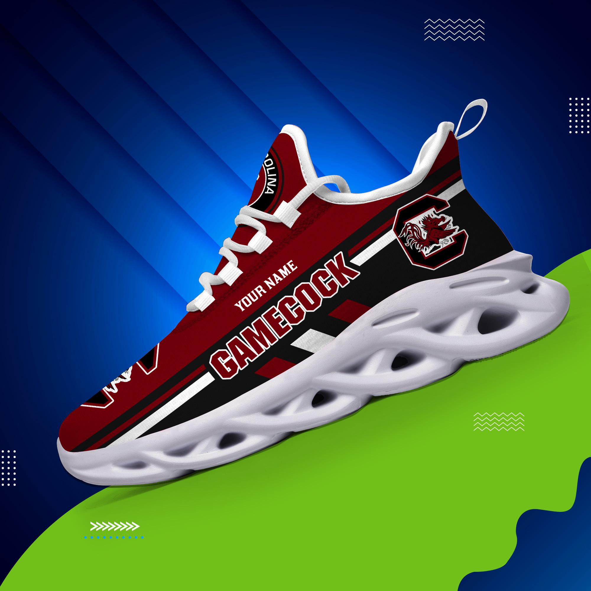 Ideafootwear South Carolina Gamecocks Max Soul Shoes Sneakers For Men And Women