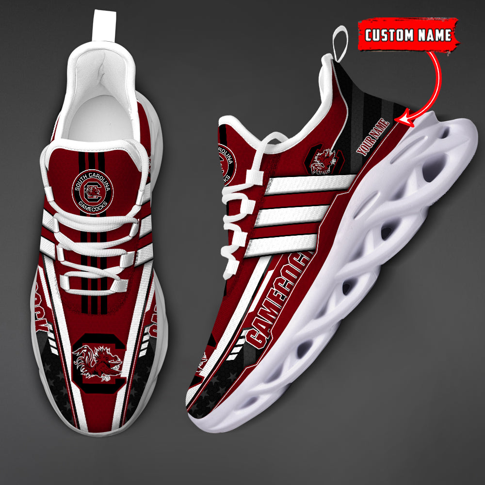 Ideafootwear South Carolina Gamecocks Max Soul Shoes Sneakers For Men And Women
