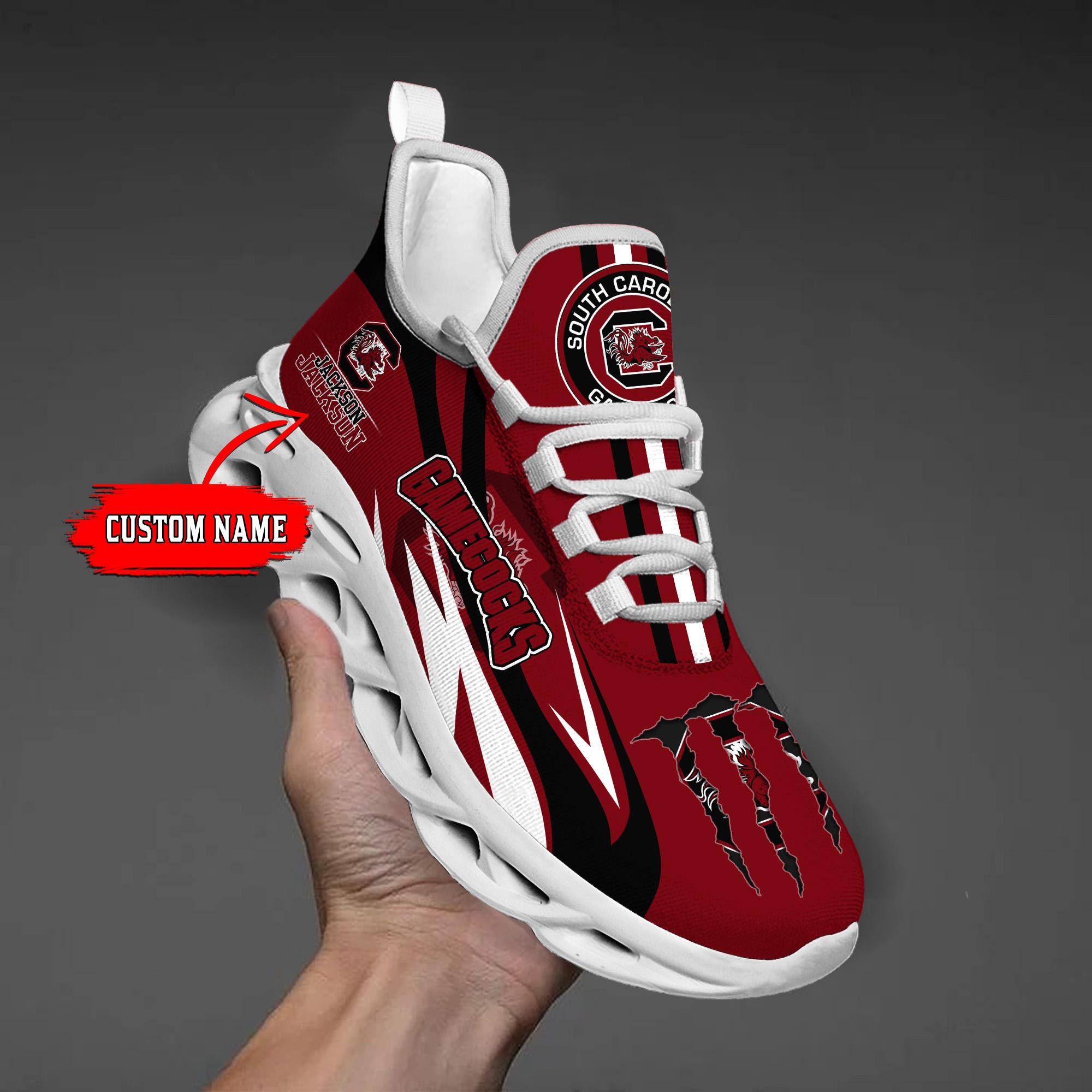 Ideafootwear South Carolina Gamecocks Max Soul Shoes Sneakers For Men And Women