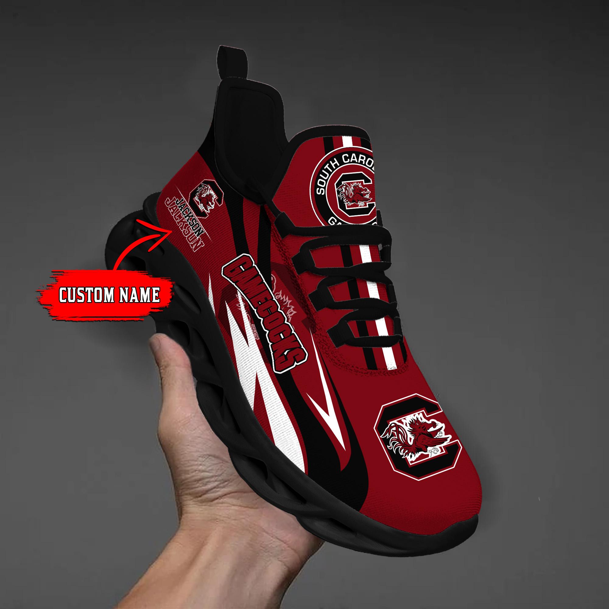 Ideafootwear South Carolina Gamecocks Max Soul Shoes Sneakers For Men And Women