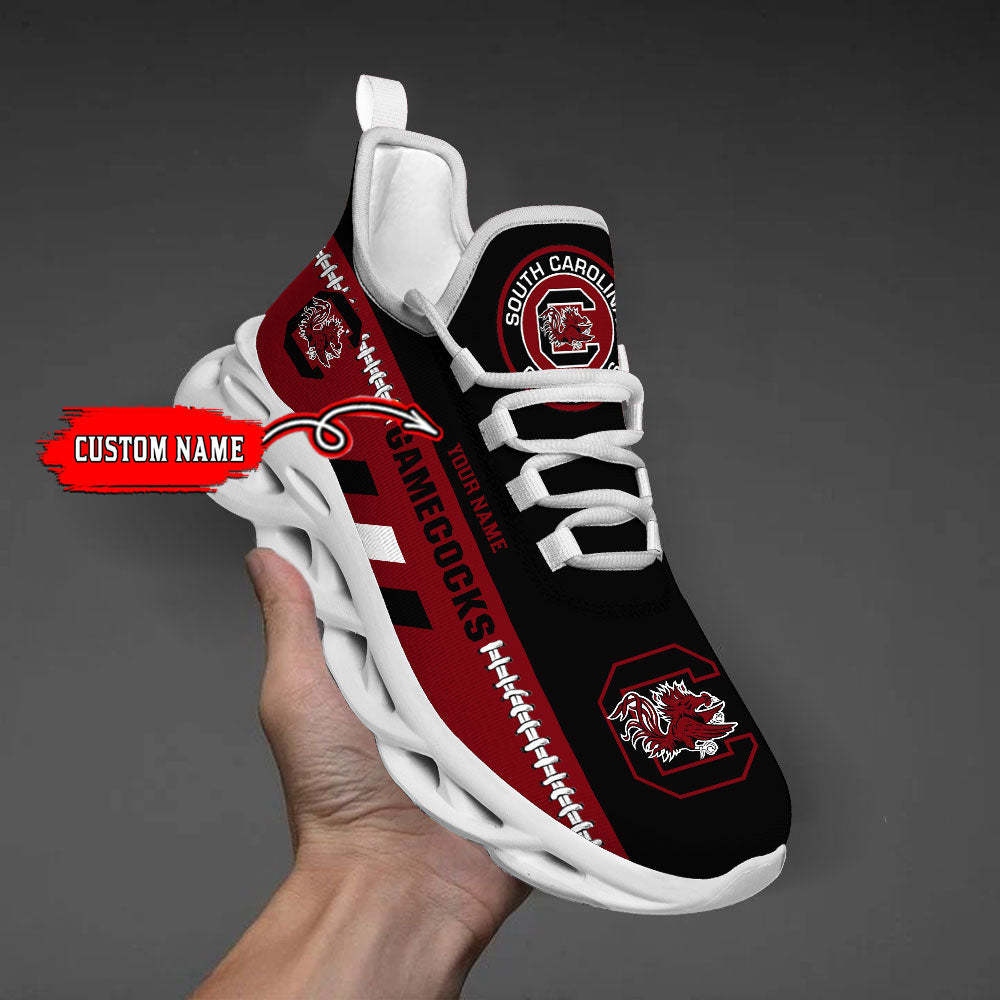 Ideafootwear South Carolina Gamecocks Max Soul Shoes Sneakers For Men And Women