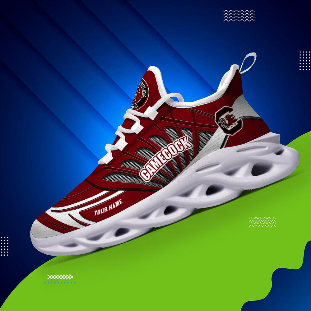 Ideafootwear South Carolina Gamecocks Max Soul Shoes Sneakers For Men And Women