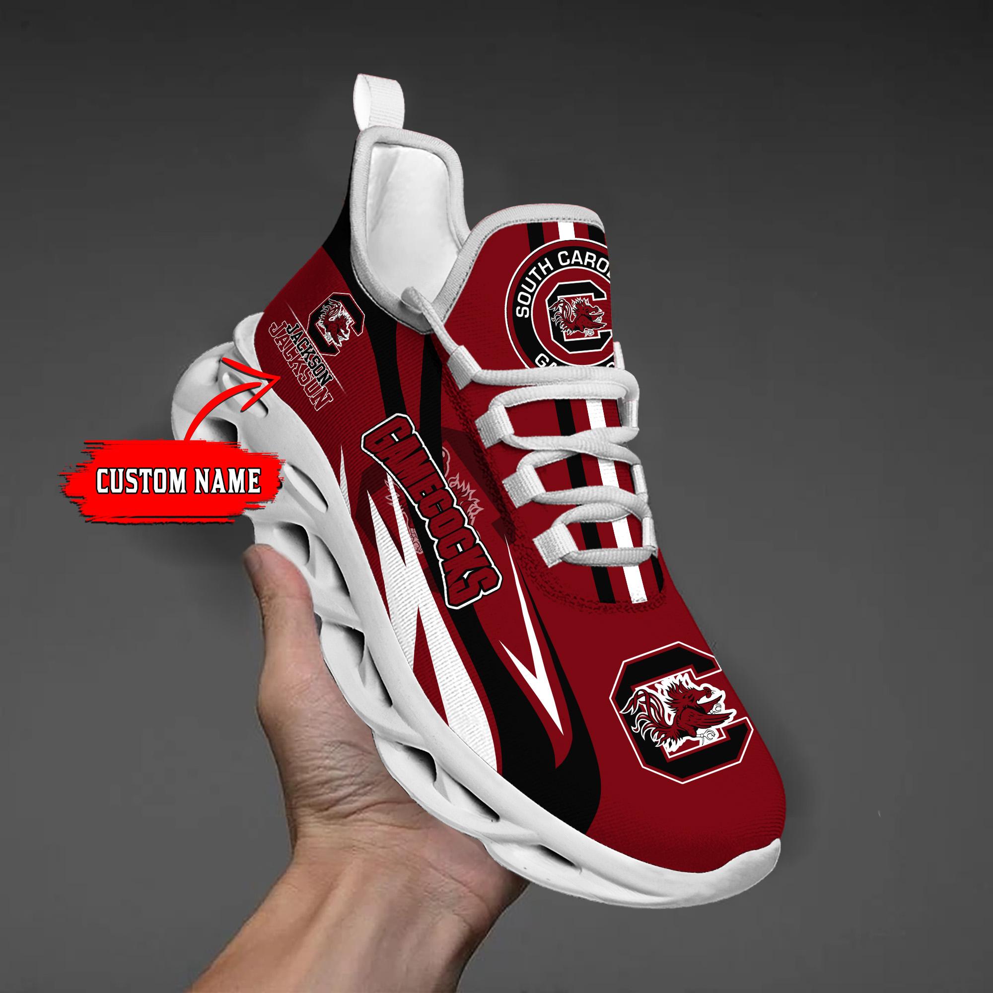 Ideafootwear South Carolina Gamecocks Max Soul Shoes Sneakers For Men And Women