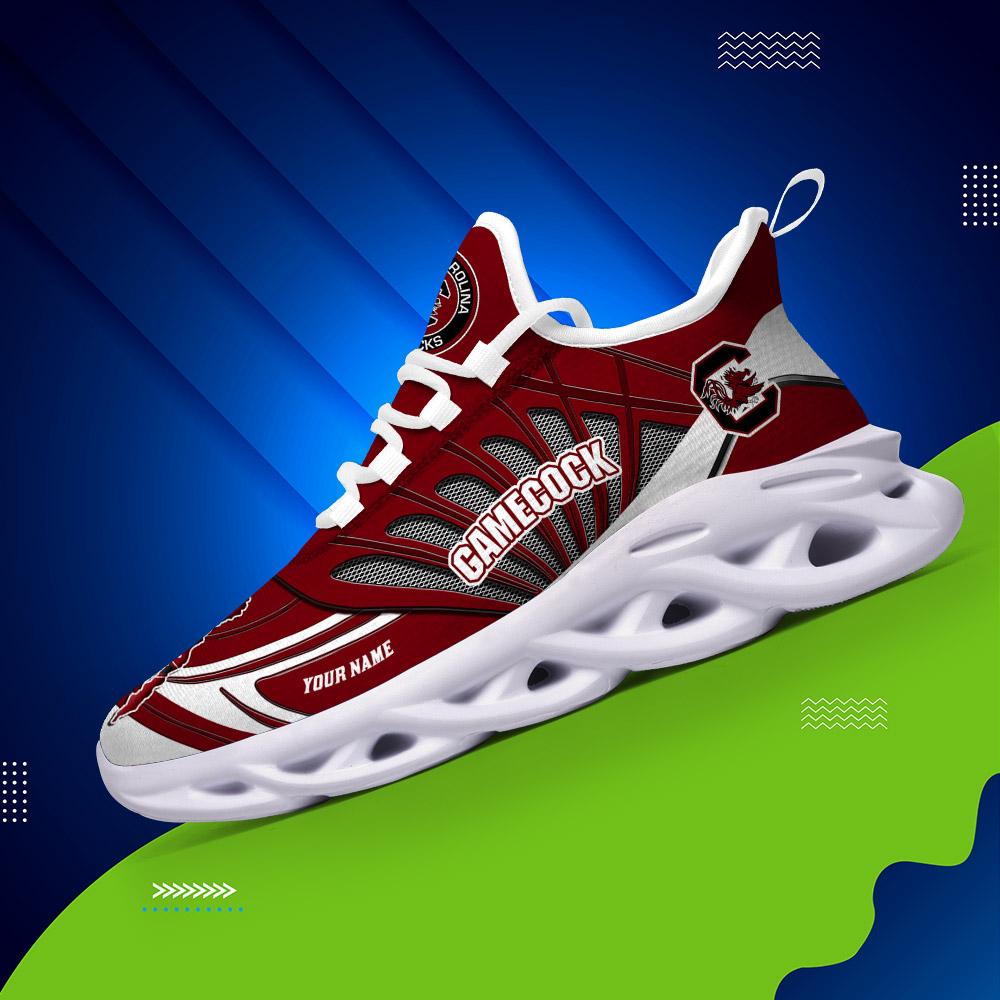 Ideafootwear South Carolina Gamecocks Max Soul Shoes Sneakers For Men And Women