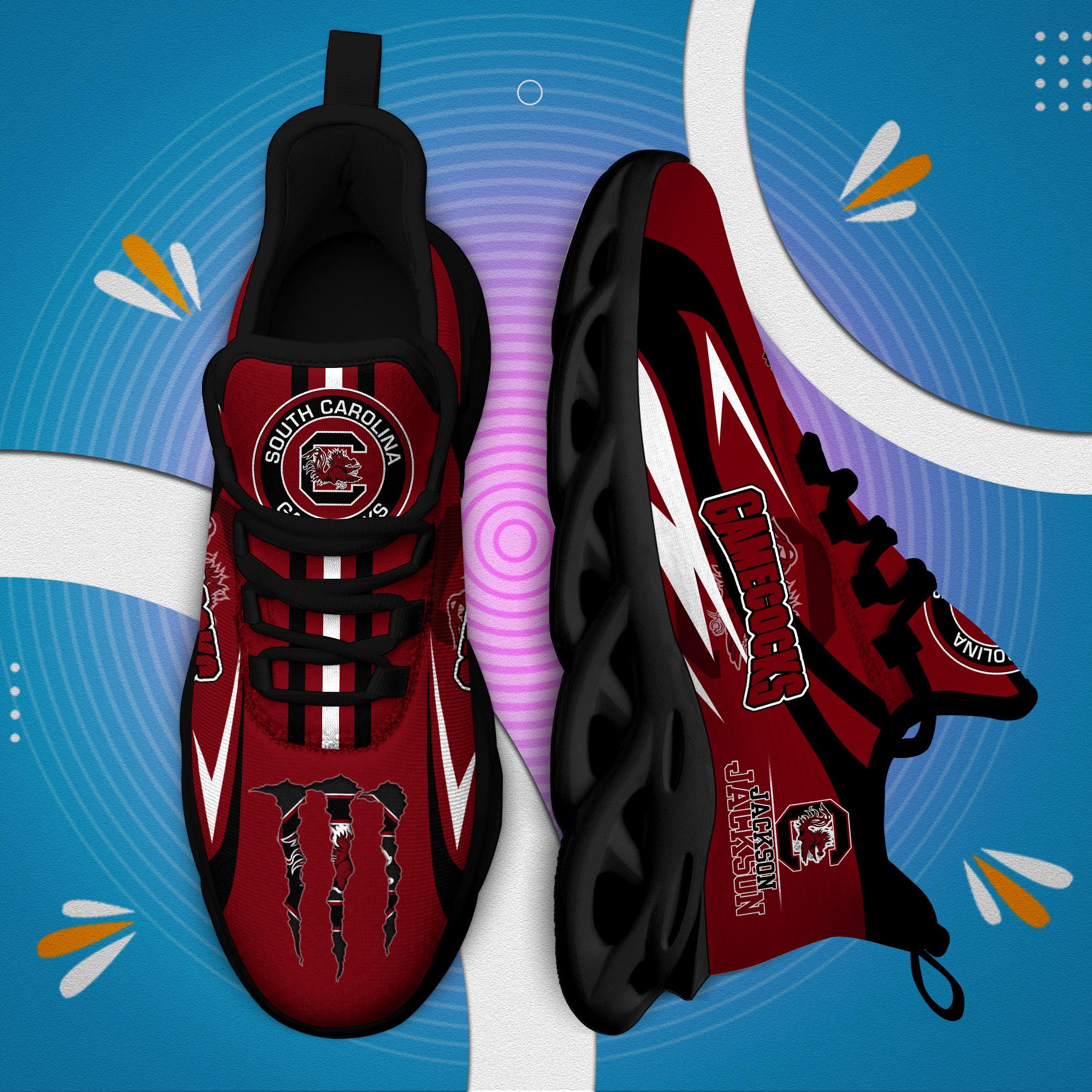 Ideafootwear South Carolina Gamecocks Max Soul Shoes Sneakers For Men And Women